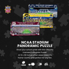 MasterPieces LSU Tigers 1000pc interlocking pieces ensuring snug build