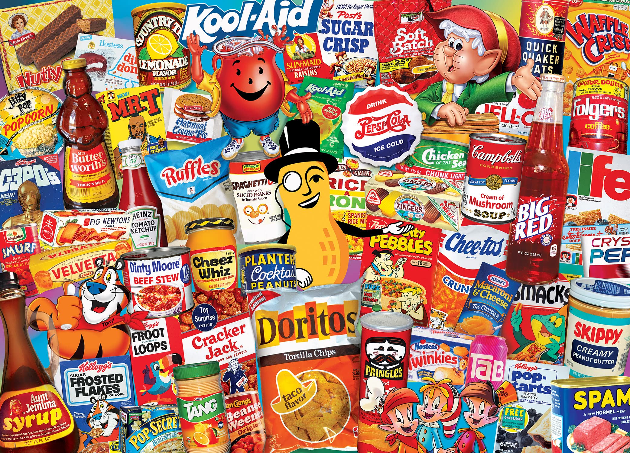 MasterPieces Mom's Pantry 1000-piece puzzle spread with colorful, challenging pieces