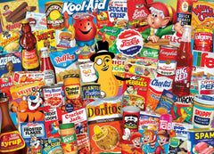 MasterPieces Mom's Pantry 1000-piece puzzle spread with colorful, challenging pieces