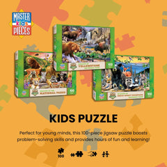 MasterPieces Mossy Oak Young Pack puzzle pieces ready for beginner assembly