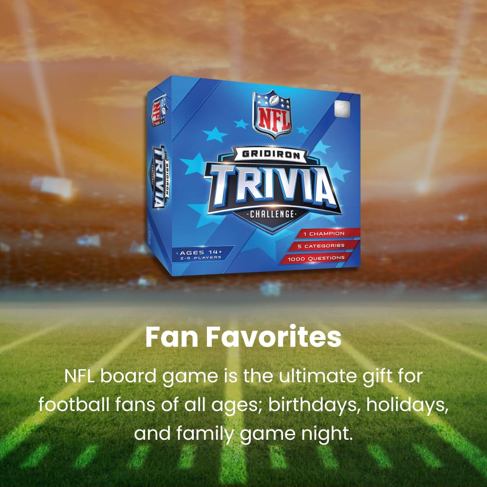 Masterpieces NFL Gridiron Trivia group play fosters friendly competition