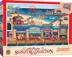 MasterPieces Ocean Park puzzle box front, inviting family puzzle night