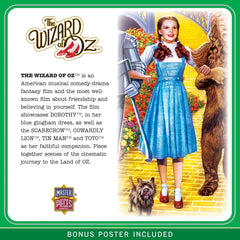 MasterPieces Off To See The Wizard finished size 19.25 by 26.75 inches displayed for planning.