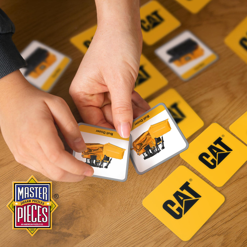 MasterPieces official Caterpillar licensed product packaging, authentic branding.