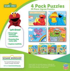 MasterPieces Oscar the Grouch puzzle 8x10: durable pieces fit small hands for easy, engaging practice