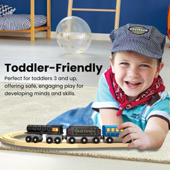 MasterPieces Polar Express magnetic connection secure link encourages creative reconfiguration