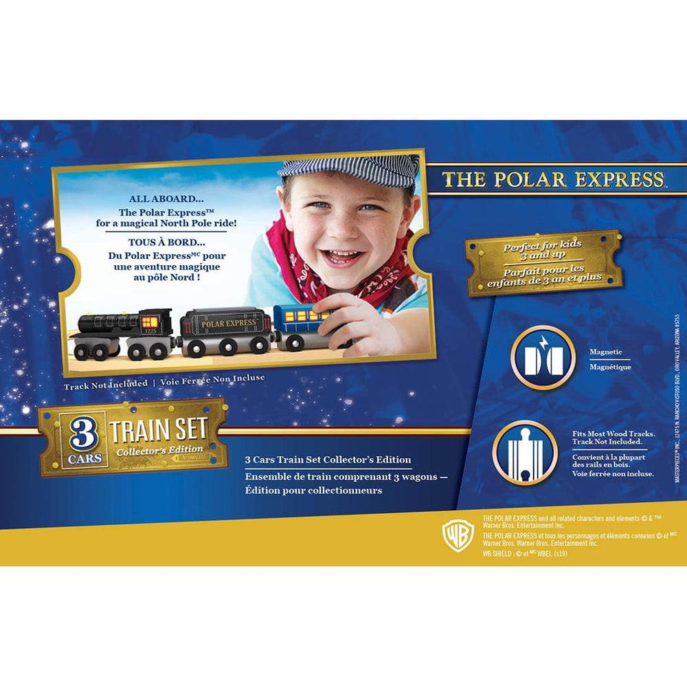 MasterPieces Polar Express North Pole design festive styling for holiday storytelling