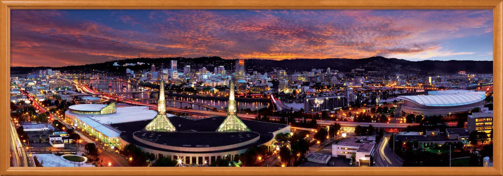 MasterPieces Portland Skyline cityscape puzzle ideal for focused, relaxed puzzling
