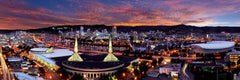 MasterPieces Portland Skyline panorama focusing on urban landmarks and skyline