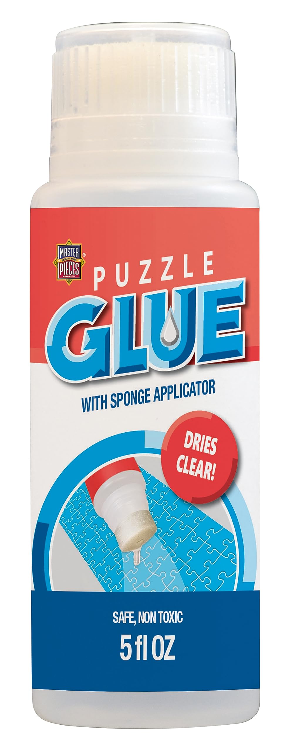 MasterPieces glue dries crystal clear, preserving colors and detail.