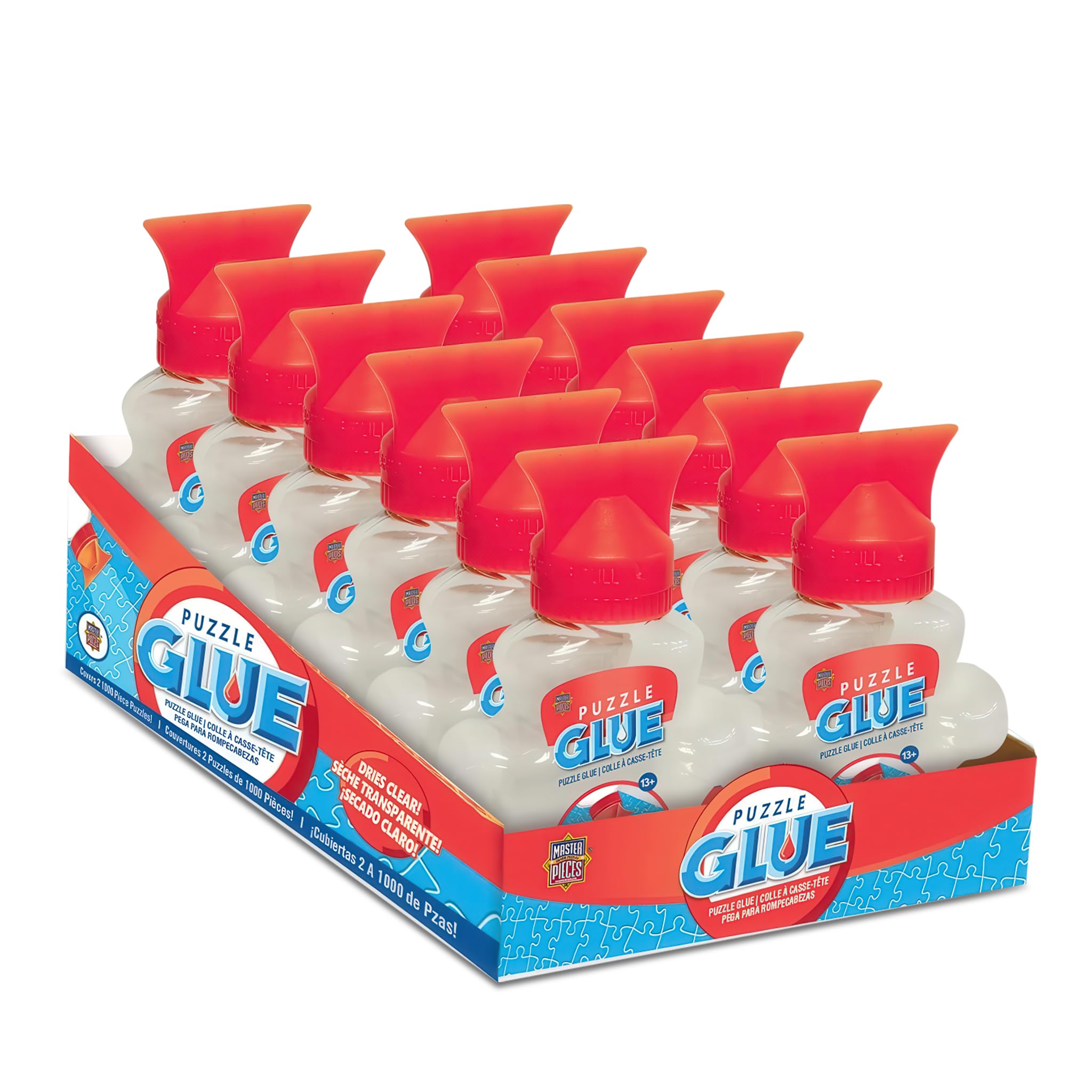 MasterPieces Puzzle Glue is ideal for large puzzles and long-term enjoyment.