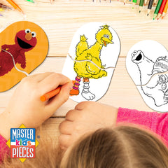 MasterPieces Sesame Street Heads & Toes characters highlight familiar friends for recognition.
