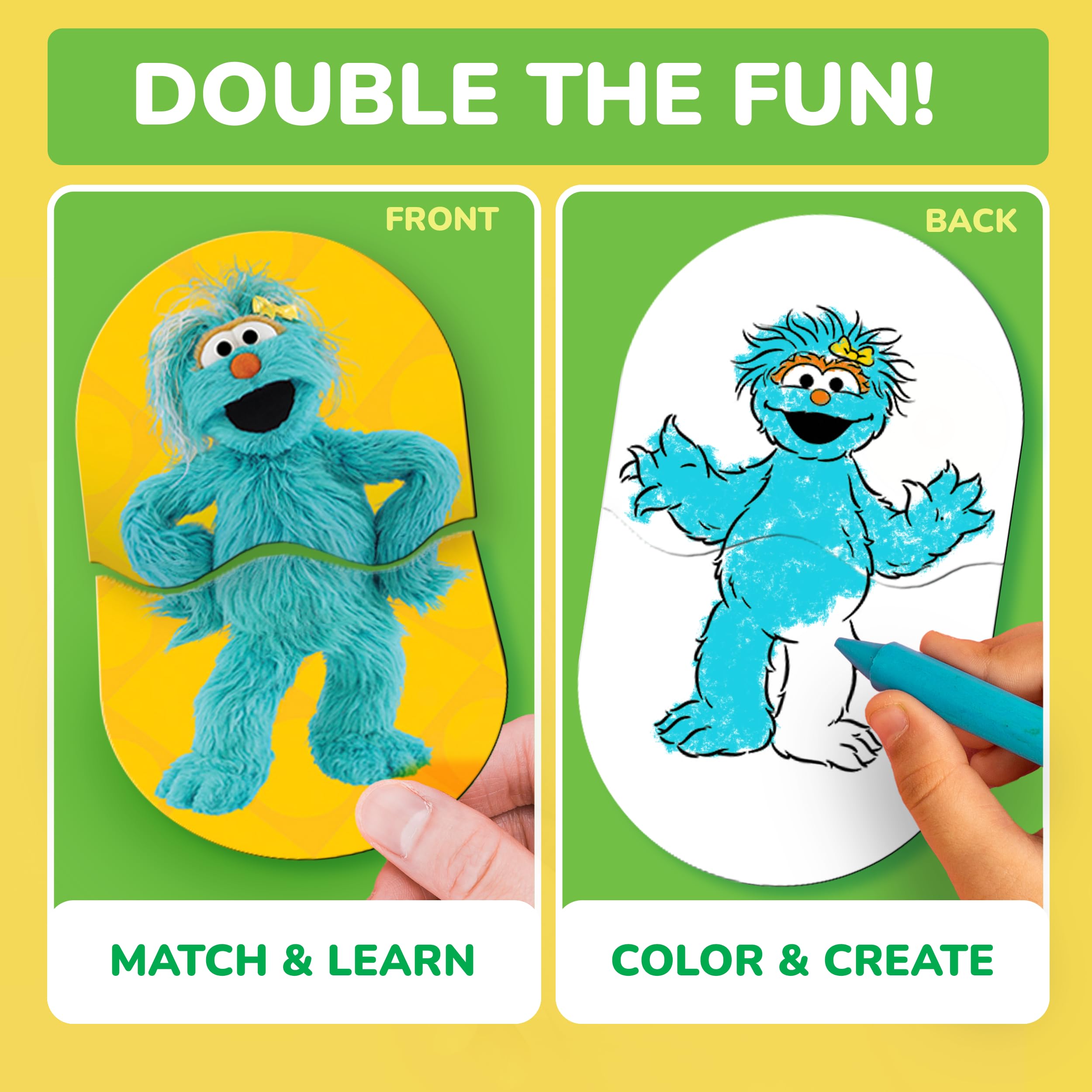 MasterPieces Sesame Street Heads & Toes support family playtime and bonding.