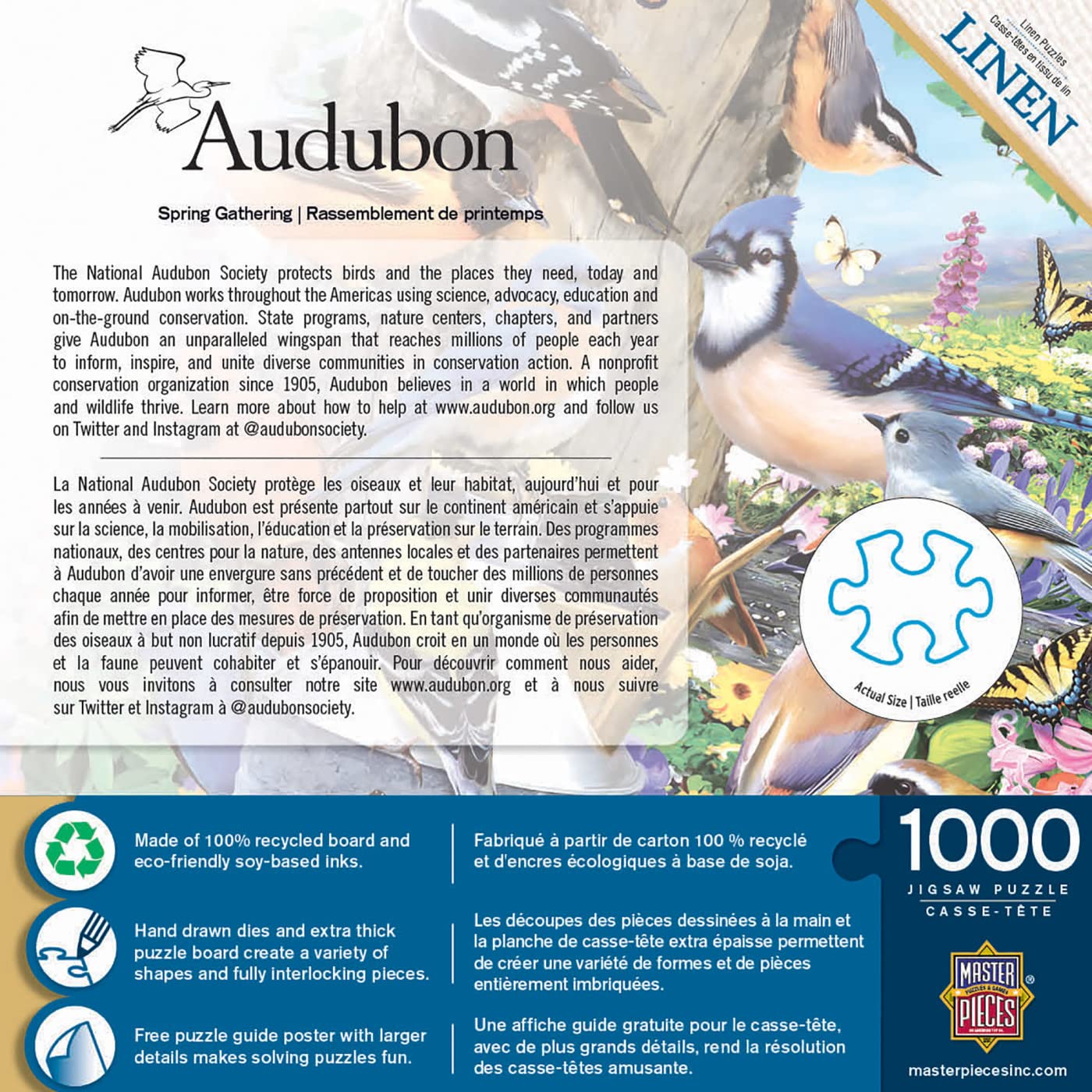 MasterPieces Spring Gathering 1000-piece assembly example showcasing a challenging yet approachable experience.