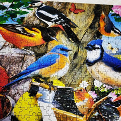 MasterPieces Spring Gathering poster included image helps guide solving with a large reference view.
