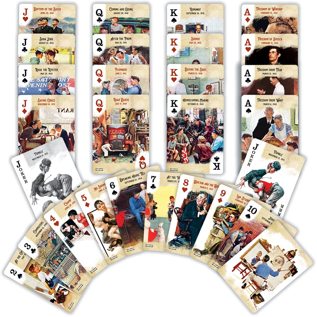 MasterPieces standard-size cards for easy shuffling and play.