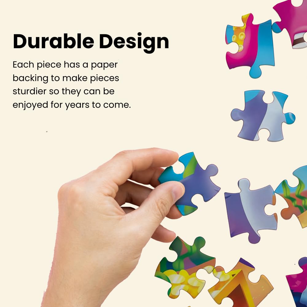 MasterPieces thick interlocking pieces provide a sturdy, satisfying build experience.