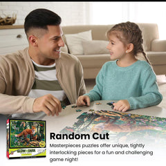 MasterPieces puzzle features thick interlocking pieces for secure assembly