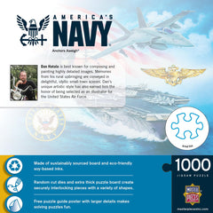 MasterPieces US Navy puzzle ship and sea image promotes historical appreciation