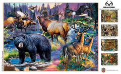 MasterPieces Wild Living poster-guided solving guides puzzlers through intricate scenes