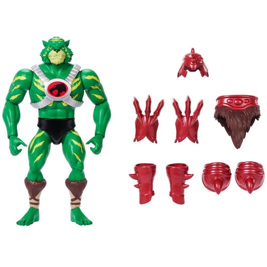 Masters of the Universe Battle Cat-Man helmet detail for display.