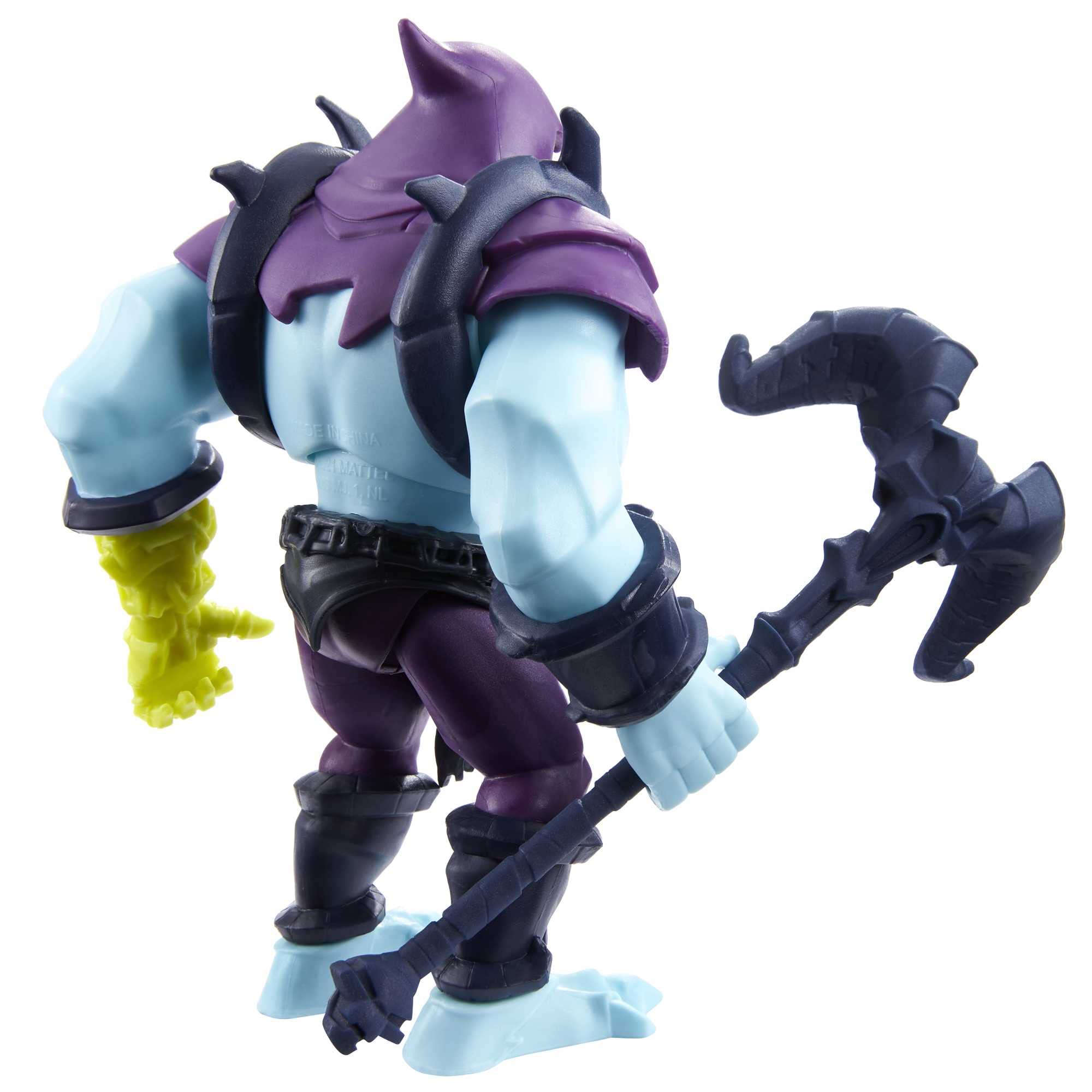 Masters of the Universe He-Man action figure detail shows classic hero visuals.