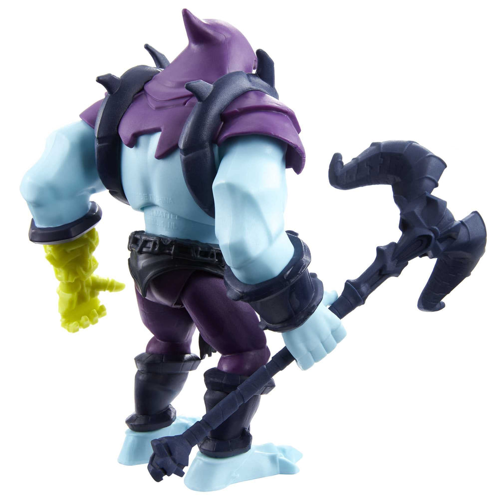 Masters of the Universe He-Man action figure detail shows classic hero visuals.
