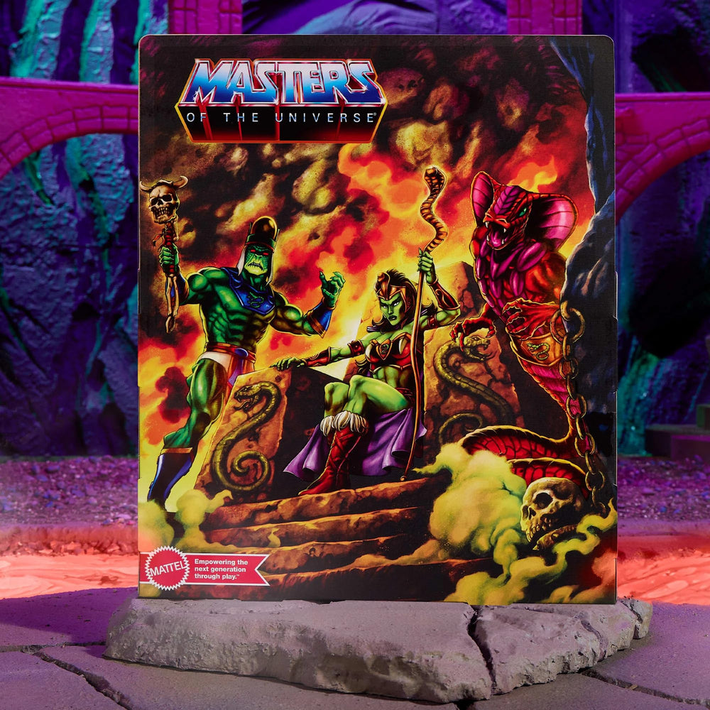 Masters of the Universe Lady Slither snake tail transforms posing possibilities