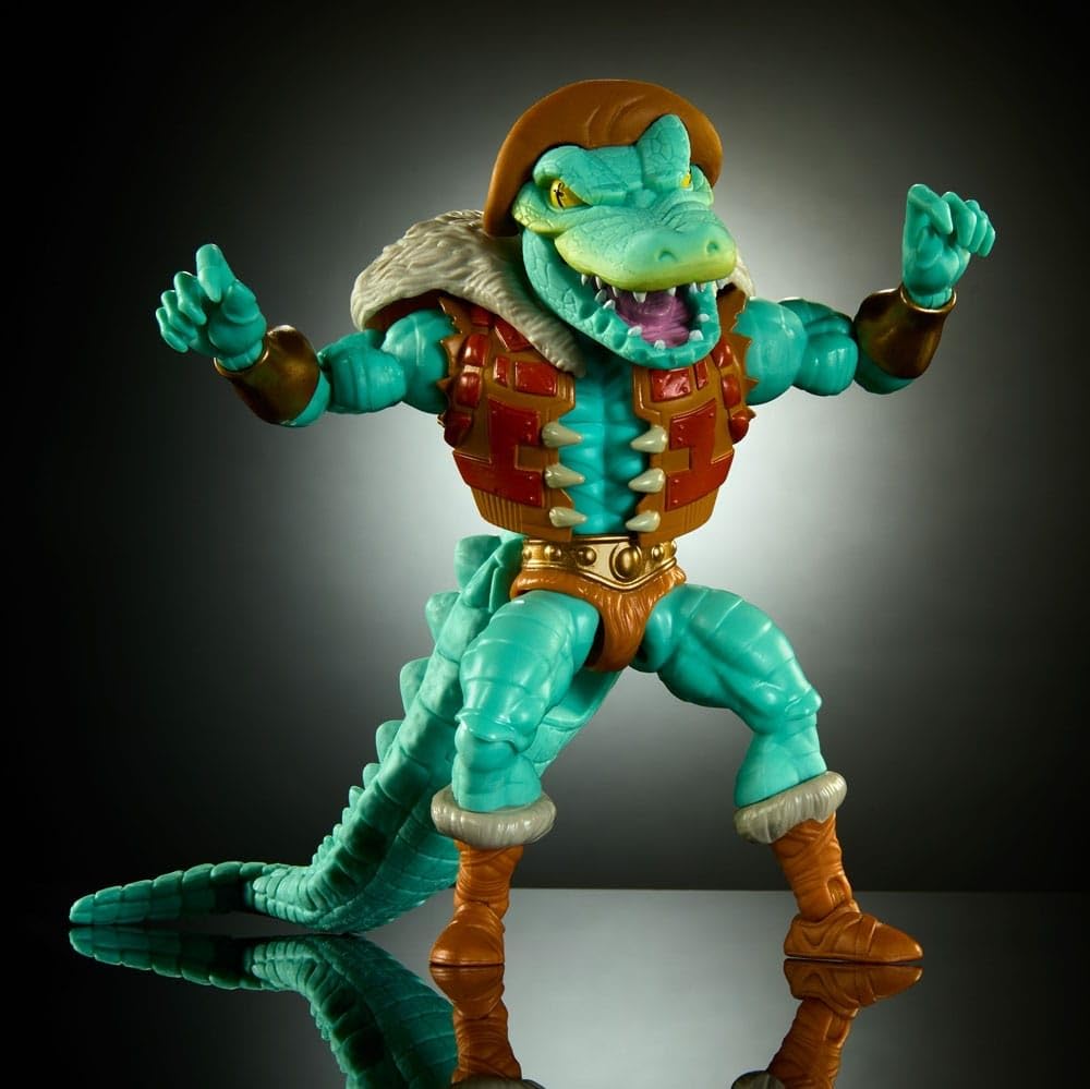 Masters of the Universe Leatherhead packaging and presentation for collectors.