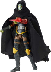 Masters of the Universe Andra figure with swappable helmet head for versatile poses.