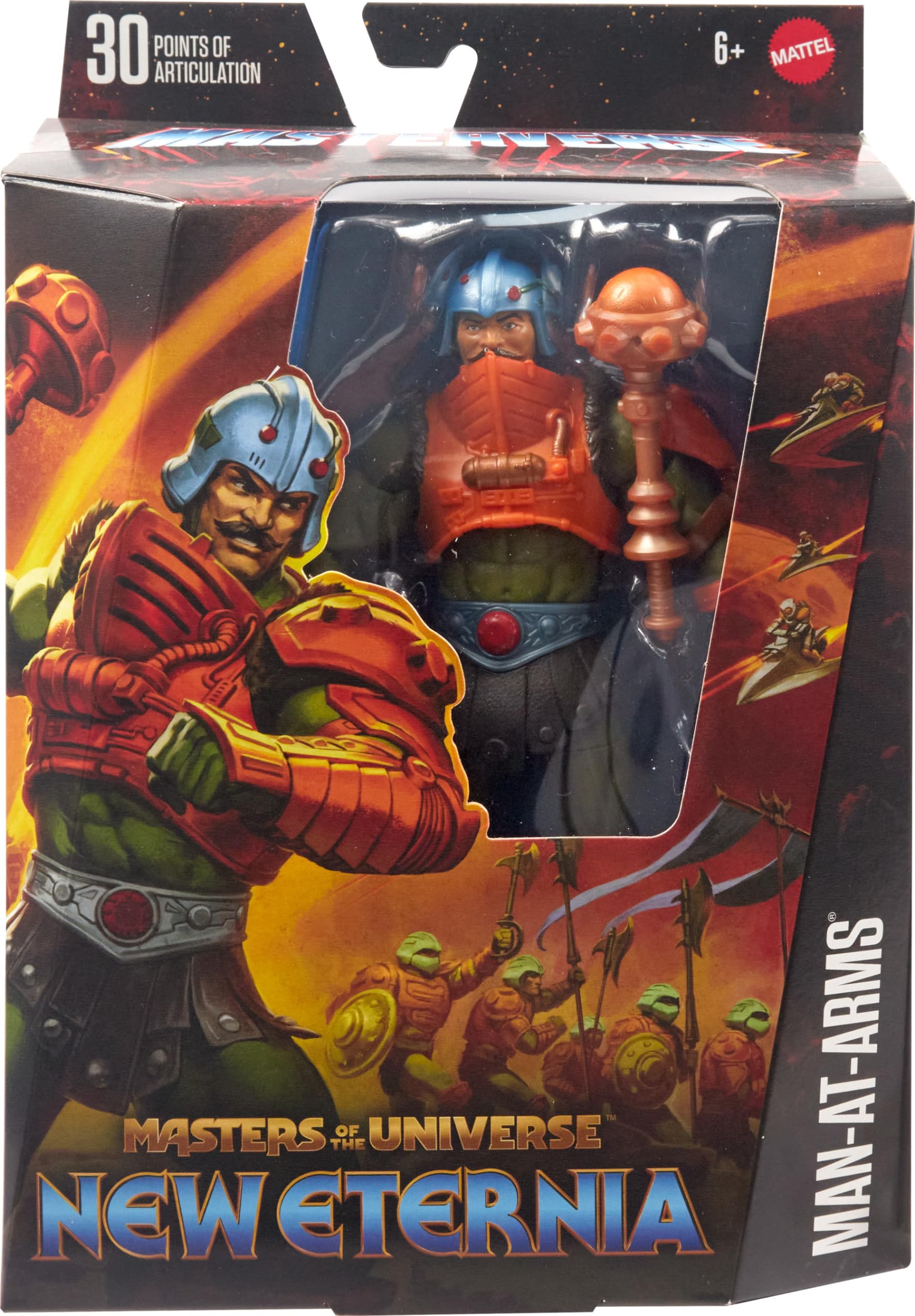 Masters of the Universe Masterverse display box for secure, showcase-ready packaging.