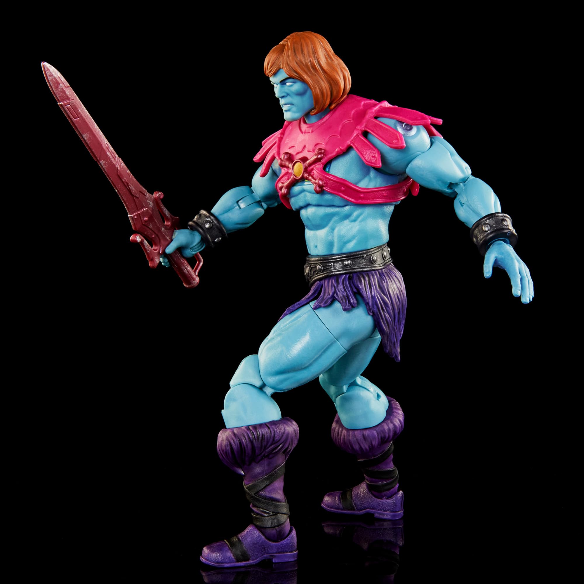 Faker Masterverse figure with swappable hands enables varied poses for epic action.