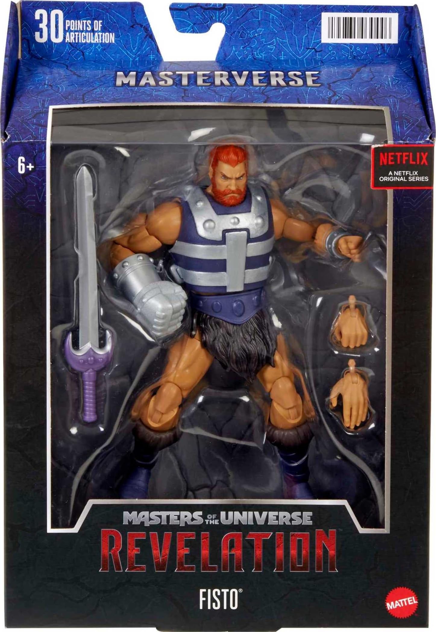 Fisto's metal fist and swappable hands enable dramatic action scenes.