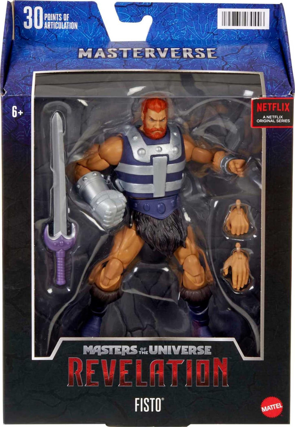 Fisto's metal fist and swappable hands enable dramatic action scenes.