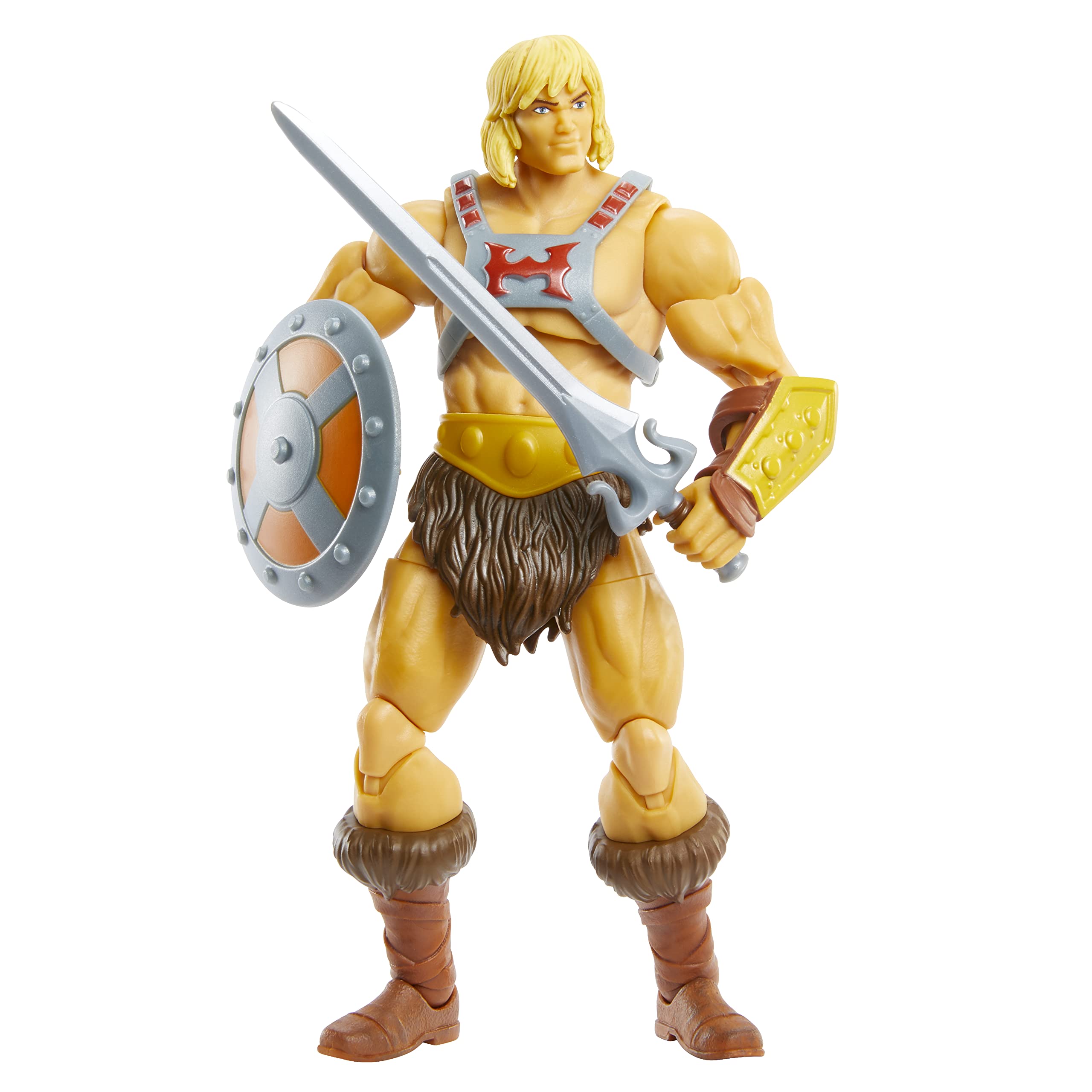 Masters of the Universe Masterverse He-Man figure in front pose for display and storytelling.