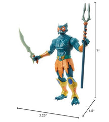 Masters of the Universe Mer-Man collection display option connects with other Masterverse figures.