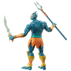 Masters of the Universe Mer-Man packaging design preserves classic nostalgia with modern details.