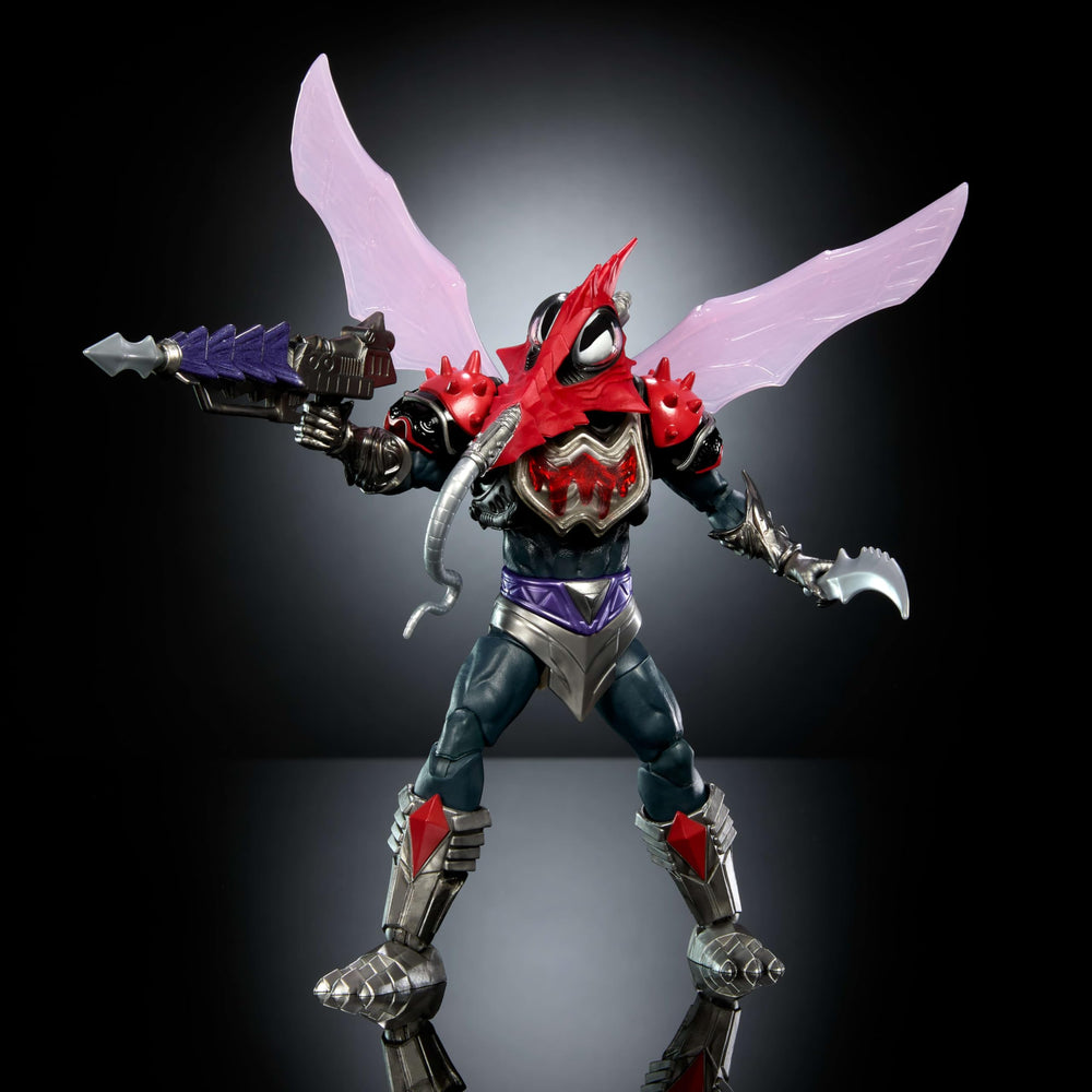 Mosquitor blaster and attachments expand storytelling options and pose variety