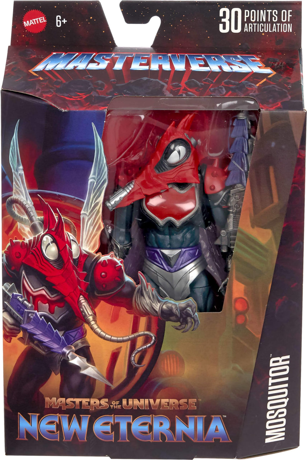 Masters of the Universe Mosquitor energy-draining head for dramatic action scenes