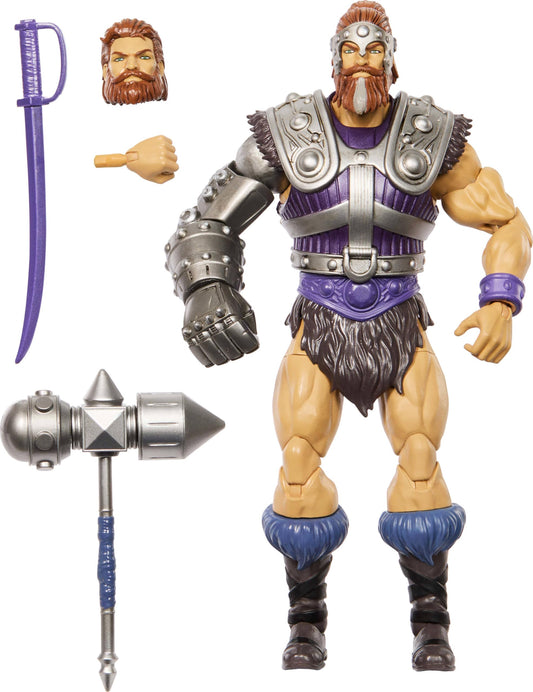 Masters of the Universe Masterverse New Eternia Fisto front view for dynamic display and posing