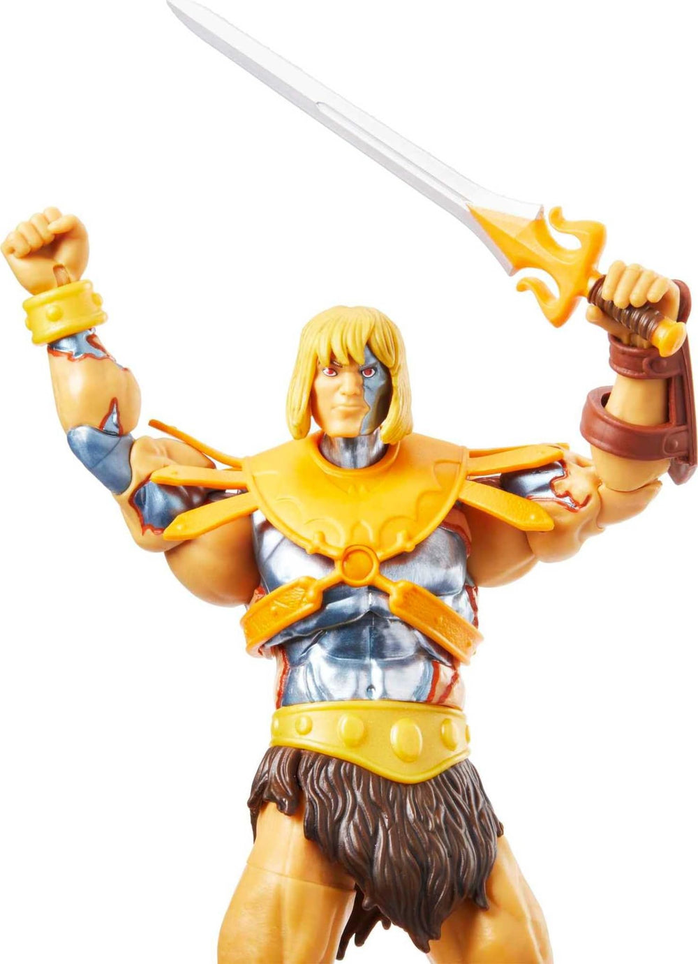 Masters of the Universe Faker hands swap for varied battle stances.