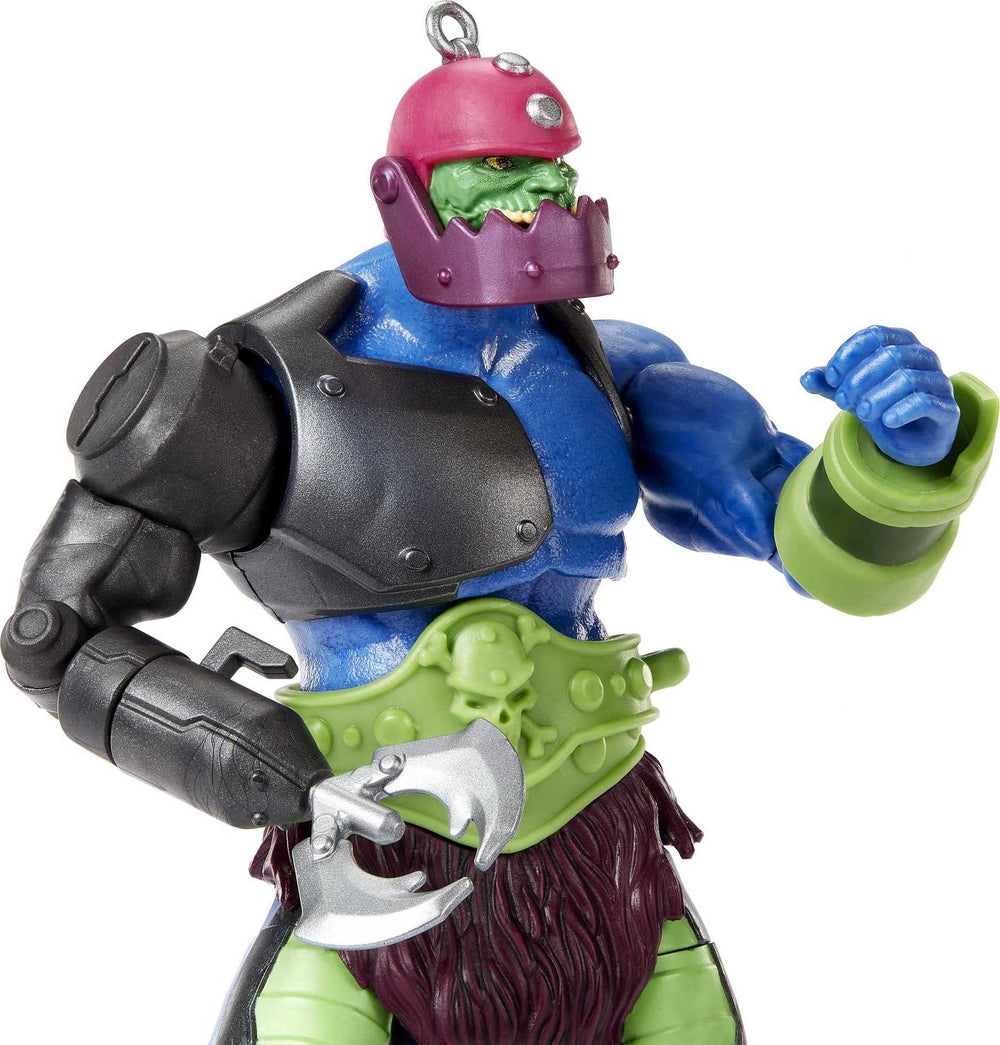 Trap Jaw figure with 30+ joints posed for dynamic action