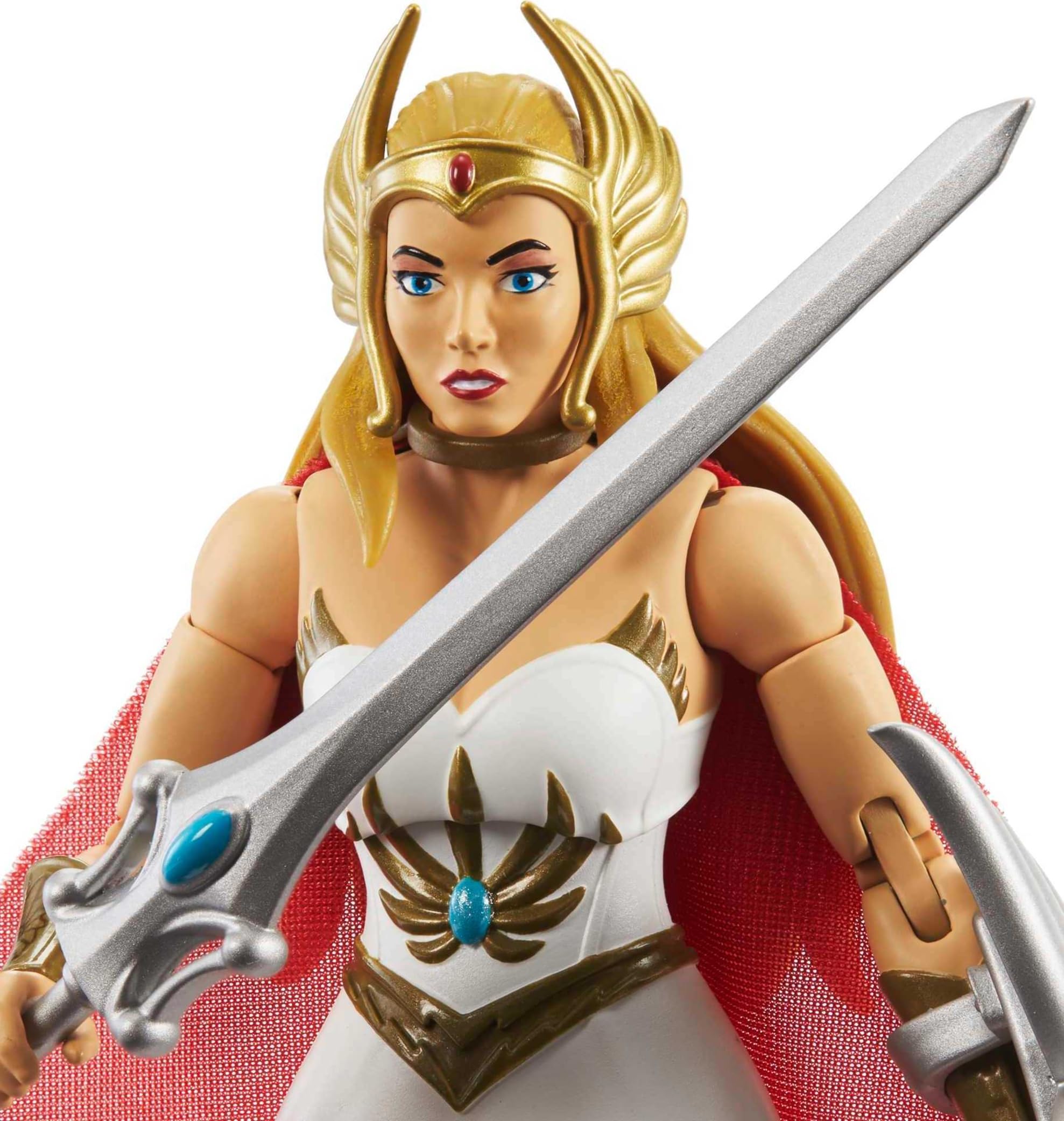 She-Ra deluxe figure with swappable hands for customizable storytelling