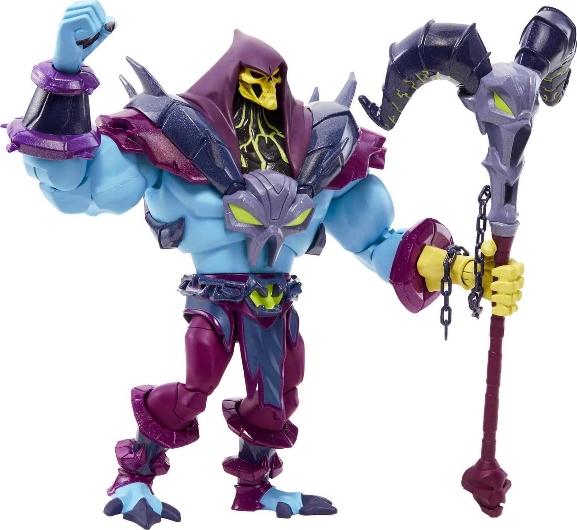 Authentic Skeletor detailing in Masterverse design for collectors.