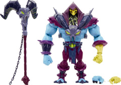Masters of the Universe Masterverse Skeletor figure, 7-inch scale, detailed sculpt for display.