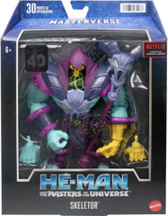 Skeletor figure with Havoc Staff accessory for dynamic action poses.