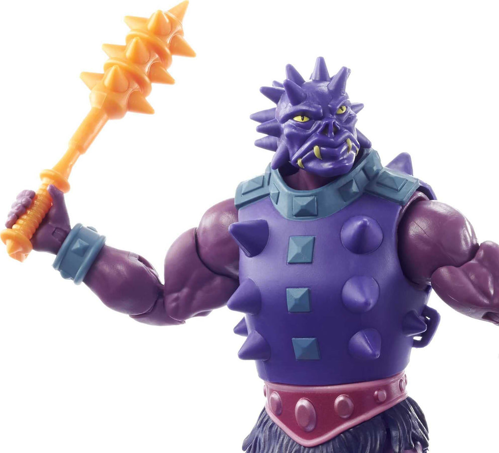 Masters of the Universe Masterverse Spikor with weapon accessory for play