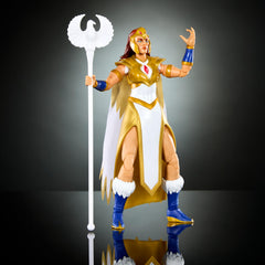 Teela Deluxe soft cape adds sweeping drama to shelf display.
