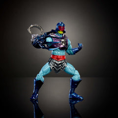 Removable face visor Skeletor with dramatic look