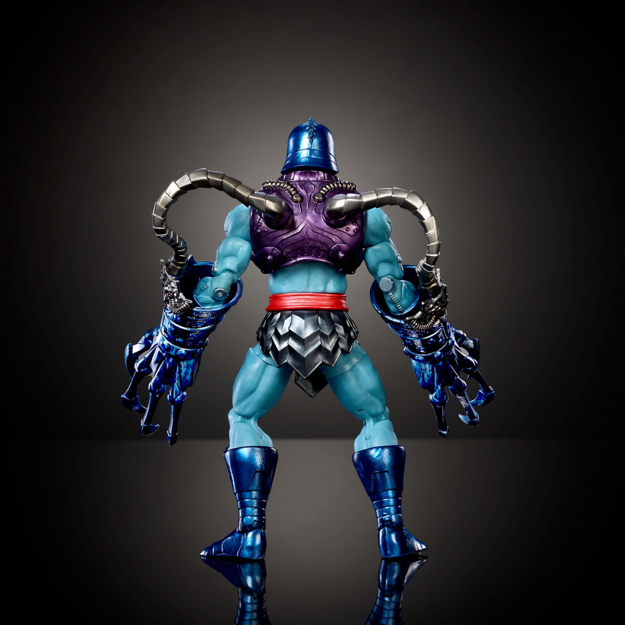 Hoses and armor detail on Terror Claws Skeletor